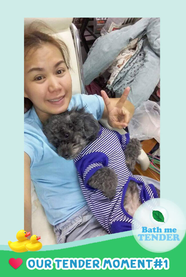 Bath me Tender - Tender Moment - รูปหมาน่ารัก - 13-8-59 - Khaekhai Lilly