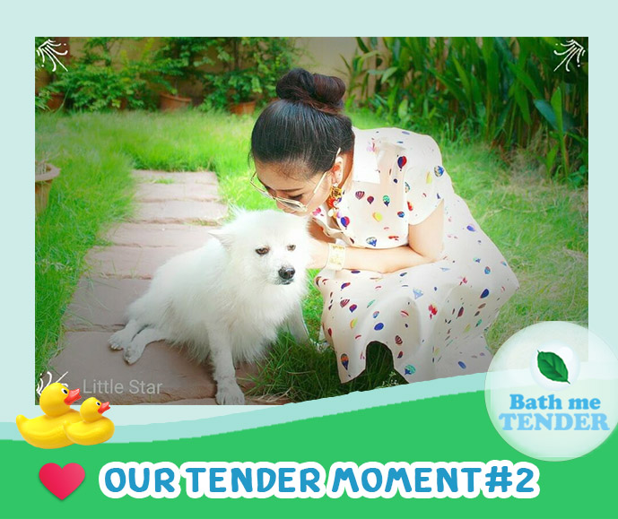 Bath me Tender - Tender Moment - รูปหมาน่ารัก - 20-8-59 - จุ๊บจิ๊บและน้องซูโม่